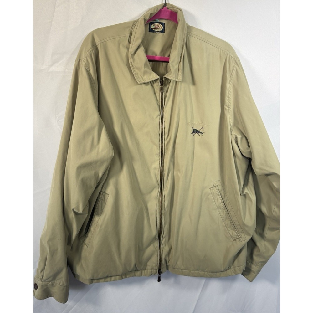 Tommy Bahama Jacket Size L Full Zip 4 Pockets logo